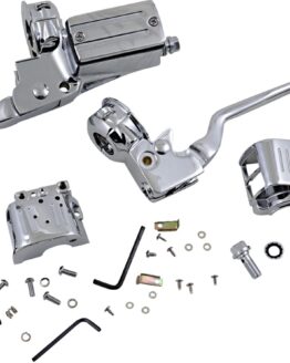 Drag Specialties Handlebar Control Kit Chrome 1in for Harley-Davidson