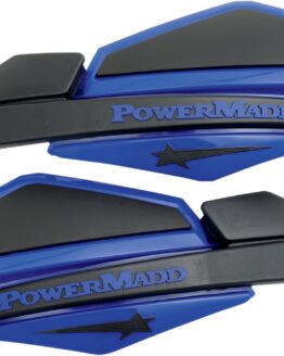 Powermadd Blue & Black Star Handguard Kit with Snow Mounts