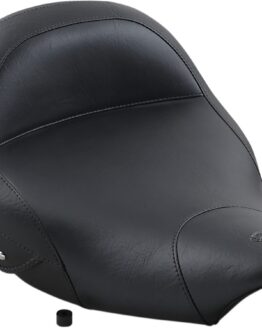 Concho Studded Vinyl Solo Seat Black Back 1.5"