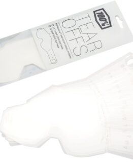 100% Standard Tearoffs Clear for Adults, 20 Pack