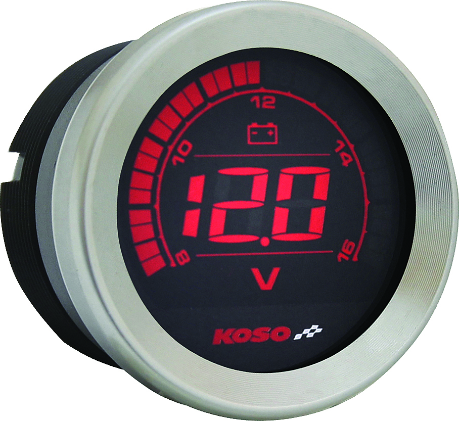 Digital Harley Gauge Cluster Silver - Image 7