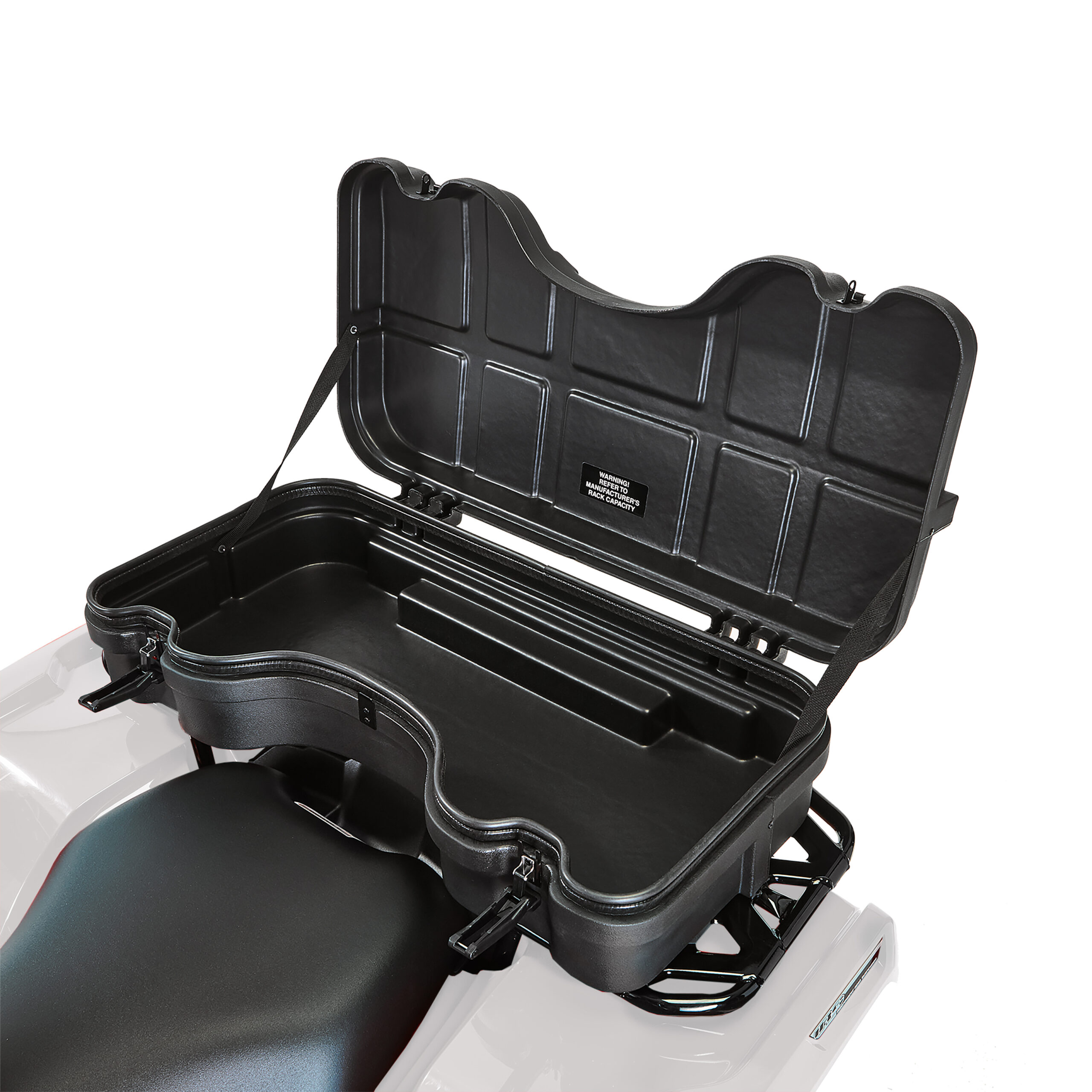 Open Trail Small ATV Cargo Box Universal Fit, Black, 36in x 19in - Image 5