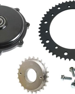 HardDrive Cush Drive Chain Conversion Kit Black For 09-16 FLH/FLT