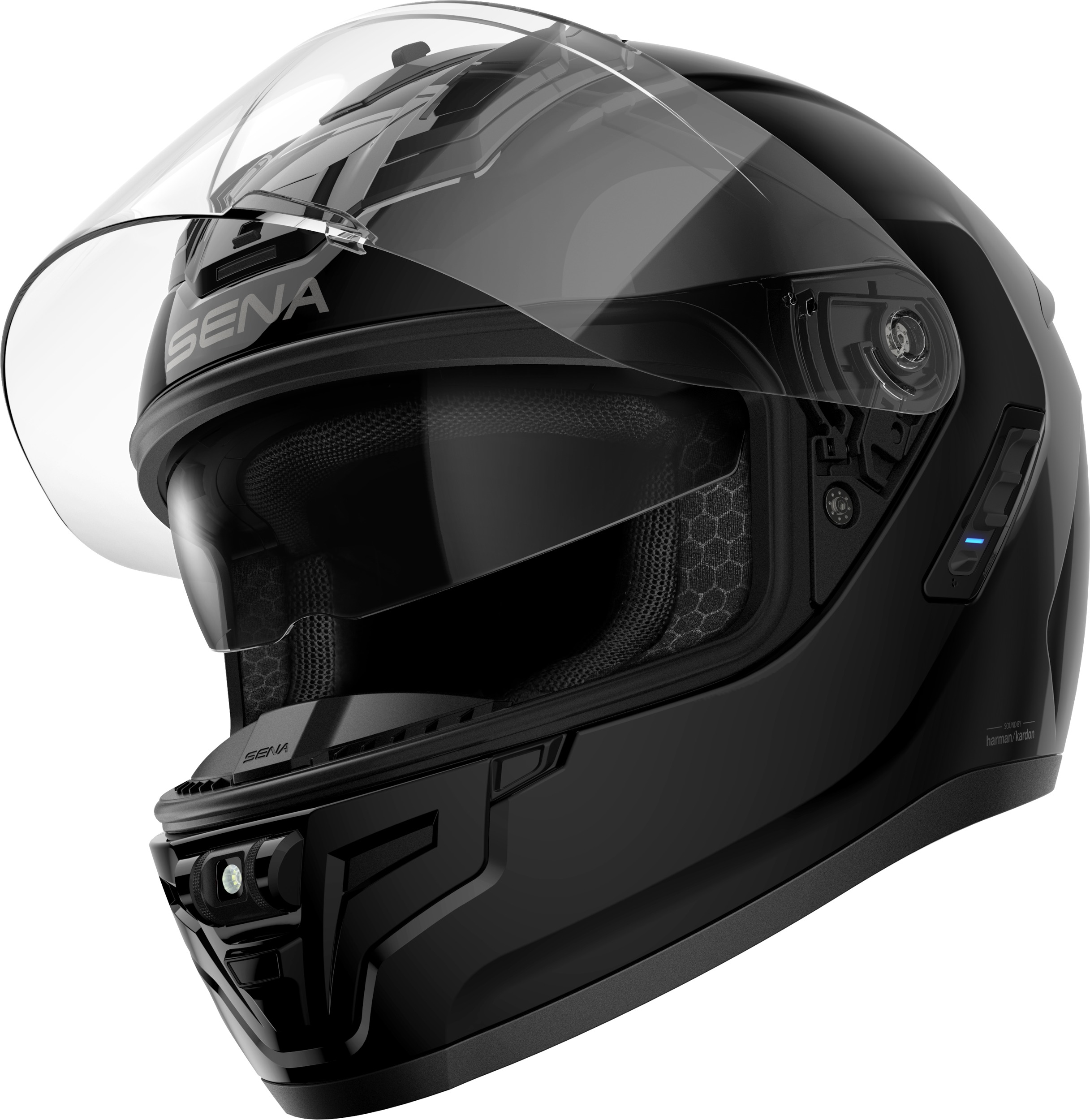 Sena Phantom Full Face Smart Helmet Gloss Black Large - Image 5