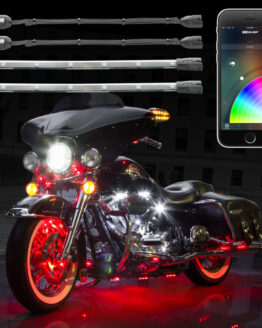 XKGLOW 26pc Chrome LED Accent Light Kit for ATV/Motorcycle