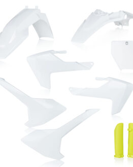 Acerbis Full Plastic Kit White/Yellow For Husqvarna TC 65 2017-2024