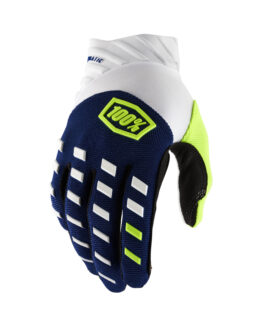 100 Percent Airmatic Gloves Navy White Men's Small