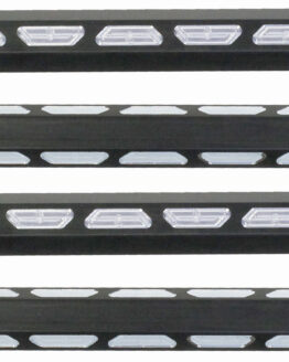 Modquad Extreme Hex Radius Rods Black 10mm Fits 14-17 Polaris RZR XP