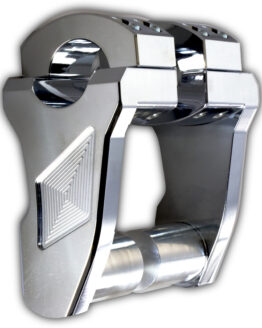 Street Pivoting Handlebar Riser 3" Chrome For 1" Bar