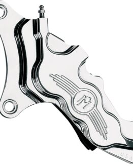 Chrome Front 6 Piston Differential Bore Caliper by Performance Machine