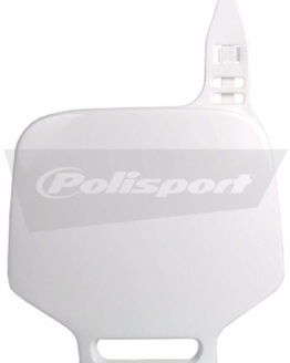 Front Number Plate - White