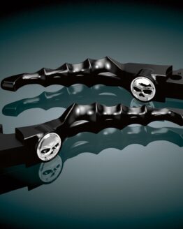 Zombie Aluminum Hydraulic Brake/Clutch Lever Set Gloss Black