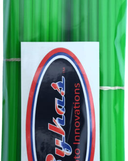 Bykas Neon Green Spoke Wraps 72pk Fits 21in Front 19/18in Rear