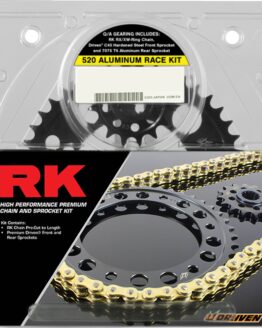RK 520 Aluminum Race Chain and Sprocket Kit Gold For Yamaha YZF-R6