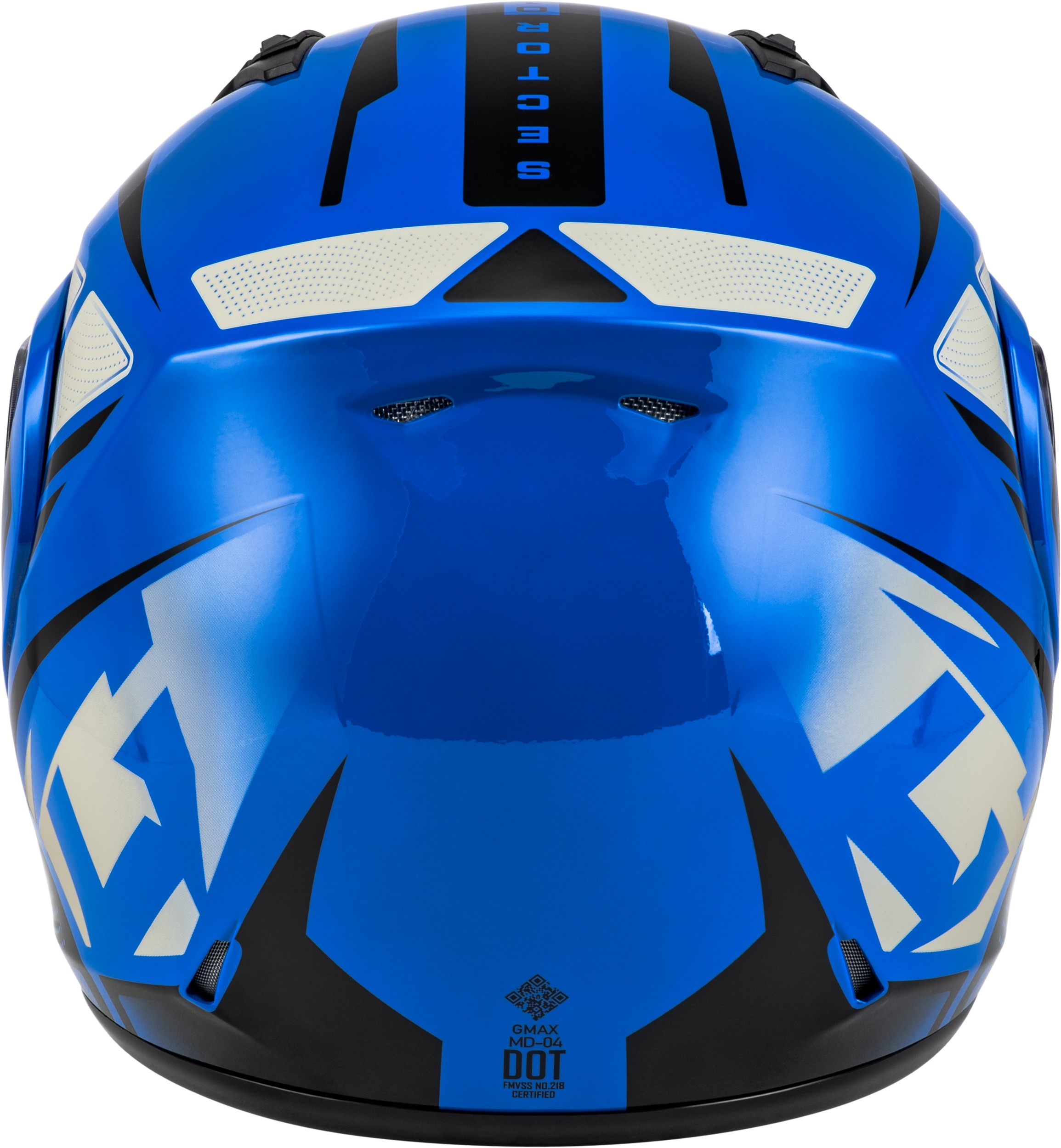 GMAX MD-04 Sector Modular Helmet Blue/Black X-Large - Image 4
