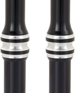 Arlen Ness 10-Gauge Pushrod Covers Contrast Cut