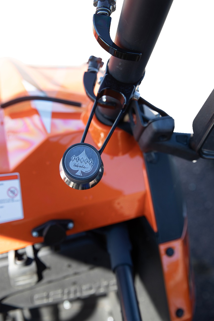 Klock Werks Roll Cage Phone Mount Offset 1-5/8in Black For CFMOTO ZFORCE - Image 3