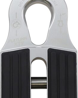 FlatLink XTV Winch Line Shackle Mount - Silver