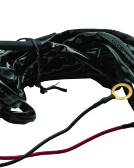 QuadBoss LED Light Whip Wire Harness Black