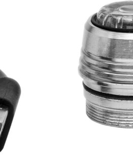 Rechargeable LED Dome Light Silver