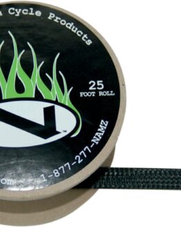NAMZ Braided Flex Sleeving 25ft Spool 3/4in ID Black