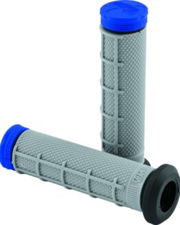 ProTaper Tri Density ATV Half Waffle Grips Blue/Grey
