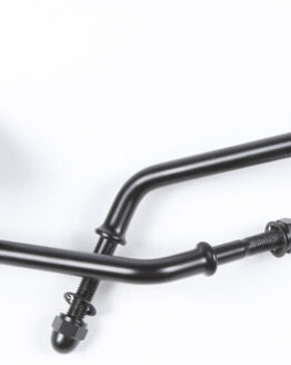 Tapered Black Mirrors Long Stem (Pair)