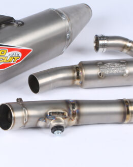 Ti-6 Titanium Full Exhaust System w/ Carbon End Cap