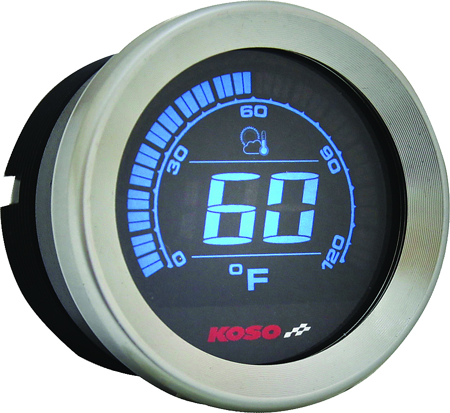 Digital Harley Gauge Cluster Silver - Image 8