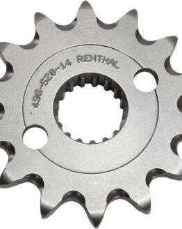 Renthal Front Sprocket 14T Grooved Natural Fits 13-22 Suzuki RM-Z 450