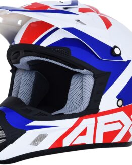 FX-17 Full Face Offroad Helmet Blue/Red/White 2X-Large