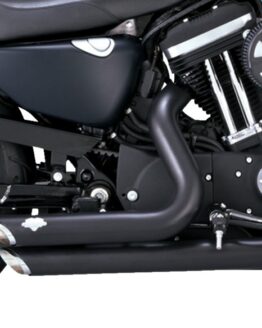 Shortshots Staggered Black Full Exhaust