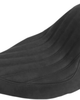 Saddlemen Knuckle Solo Seat Ribbed Black For Harley Softail Models