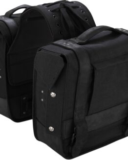 Burly Brand Voyager Throw Over Saddlebags Black