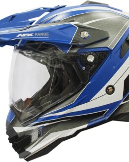 FX-41DS Range Full Face Dual-Sport Helmet Matte Blue Large