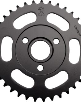 JT Steel Rear Sprocket 37 Tooth Natural Fits Honda