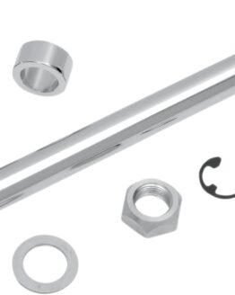 Drag Specialties Rear Axle Kit Chrome For 08-17 Harley Dyna