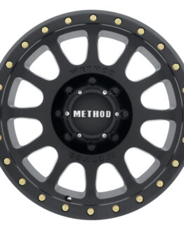 MR305 NV 16x8 0mm Offset 8x6.5 130.81mm CB Matte Black Wheel