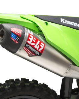 RS-12 Full Exhaust System Stainless/Aluminum Fits 21-22 Kawasaki KX250F/X