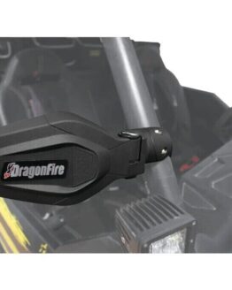 DragonFire Slayer UTV Mirrors Black Pair with Mounting Kit