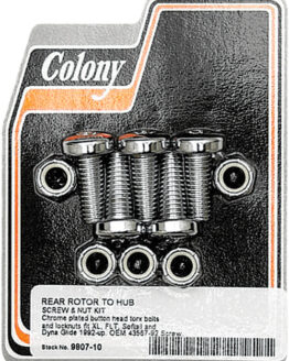 Brake Rotor Bolt & Nut Kit - 5x 3/8-16 x 1"