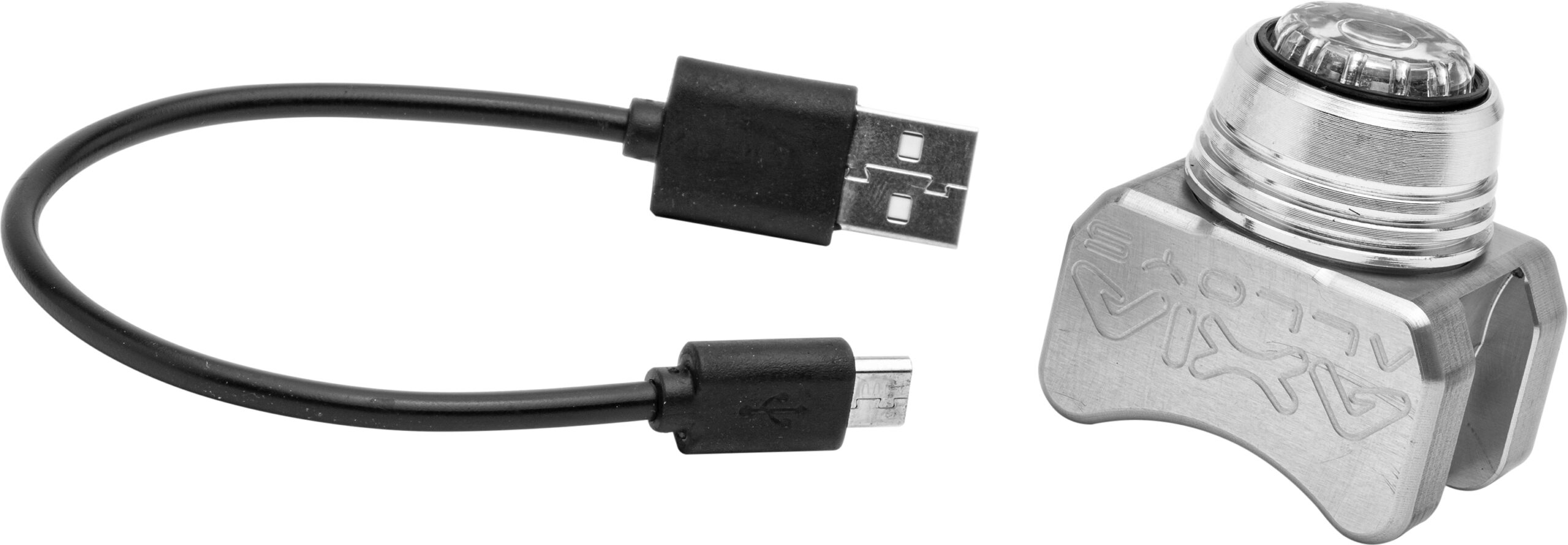 Rechargeable LED Dome Light Silver - Image 3