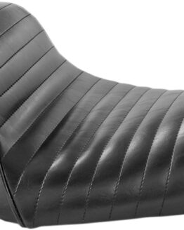 Sprocket Pleated Vinyl Solo Seat - Black