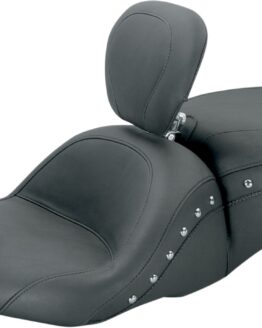 Lowdown Studded Vinyl 2-Up Seat w/Backrest