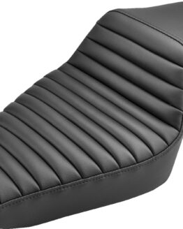 Saddlemen Step-Up Seat Front Tuck-n-Roll Black For Harley XL Sportster