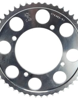 JT Steel Rear Sprocket 51T-428 Natural Fits Kawasaki/Suzuki