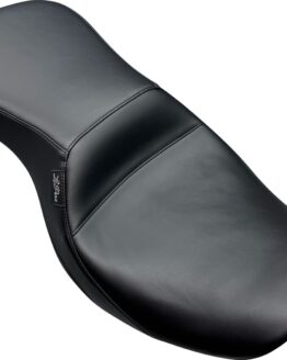 Le Pera Outcast Smooth 2-Up Seat Without Backrest Black For Harley FLH/FLT '23-'24