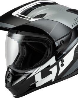 GMAX GM-11 Decima Dual Sport Helmet Black/Grey/White Medium