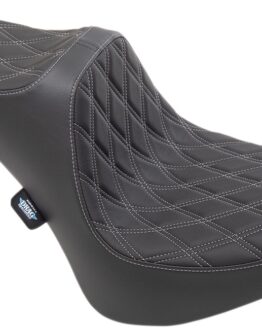 Predator Double Diamond Vinyl 2-Up Seat Black/Silver
