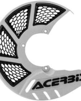 X-Brake Vented Brake Rotor Disc Cover - White & Black